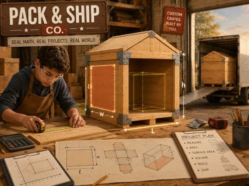 Crate Build: Area, Volume, and Surface Area