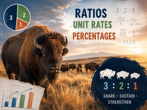 Bison by the Numbers: A Ratios and Rates Lab